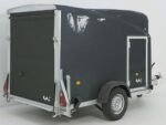 Debon Kofferanhänger Cargo 1300 Vollpoly 150x290cm H:160cm|Tür|grau-Neu – Bild 2
