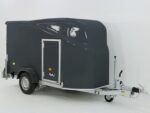 Debon Kofferanhänger Cargo 1300 Vollpoly 150x290cm H:160cm|Tür|grau-Neu – Bild 7