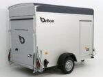 Debon Kofferanhänger C300 148x295cm H:190cm 1,3t Alu, Polybug|Tür|grau-Neu – Bild 2