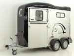 Cheval Liberte Pferdeanhänger Touring One 1,5er|Pullman-Fahrwerk|Frontausstieg|schwarz-Neu – Bild 2