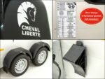 Cheval Liberte Pferdeanhänger Touring One 1,5er|Pullman-Fahrwerk|Frontausstieg|schwarz-Neu – Bild 16