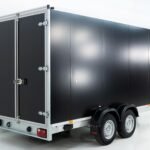 Vezeko Kofferanhänger 184x405cm Höhe:205cm 2,7t|schwarz-Neu