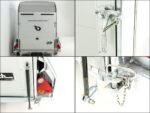 Debon Kofferanhänger C300 Sandwich 148x295cm H:190cm 1,3t|Alu|Polybug|Tür|Klappe|schwarz-Neu – Bild 11