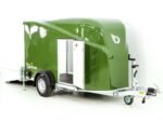 Debon Kofferanhänger Cargo 1300 Vollpoly 150x290cm H:160cm|Tür|olivgrün-Neu – Bild 8