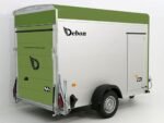 Debon Kofferanhänger C300 148x295cm H:190cm 1,3t Alu, Polybug|Tür|olivgrün-Neu – Bild 3