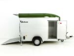 Debon Kofferanhänger C400 164x315cm H:200cm 1,3t|Alu, Polybug|Tür|olivgrün-Neu – Bild 8
