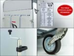 Debon Kofferanhänger Cargo C800 206x441cm H206 3,5 t|Alu|Polybug|Tür|grau-Neu – Bild 12