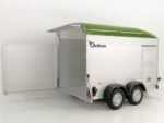 Debon Kofferanhänger C500 164x300cm H:200cm 2,0t|Alu|Polybug|Tür|olivgrün-Neu – Bild 2