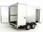 Vezeko Kofferanhänger 184x355cm Höhe: 205cm 2,7t|45°|Tür|silber-Neu – Bild 2