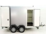 Vezeko Kofferanhänger 184x355cm Höhe: 205cm 2,7t|45°|Tür|silber-Neu – Bild 6