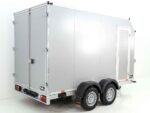 Vezeko Kofferanhänger 184x355cm Höhe: 205cm 2,7t|45°|Tür|silber-Neu