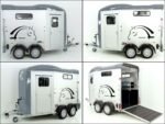 Cheval Liberte Pferdeanhänger Touring Jumping|Pullman-Fahrwerk|Sattelkammer|grau-Neu – Bild 5