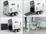 Cheval Liberte Pferdeanhänger Touring Jumping| Pullman-Fahrwerk|Sattelkammer|weiß-Neu – Bild 6
