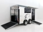 Cheval Liberte Pferdeanhänger Maxi 3|3Pferde||Pullmann 2 Fahrwerk|grau-Neu – Bild 2
