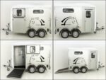 Cheval Liberte Pferdeanhänger Touring One 1,5er|Pullman-Fahrwerk|Frontausstieg|weiß-Neu – Bild 9