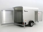 Debon Kofferanhänger C300 148x295cm H:190cm 1,3t|Alu, Polybug|Tür|weiß-Neu – Bild 5