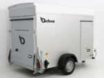 Debon Kofferanhänger C300 148x295cm H:190cm 1,3t|Alu, Polybug|Tür|weiß-Neu – Bild 9