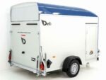 Debon Kofferanhänger C400 164x315cm H:200cm 1,3t|Alu, Polybug|Tür|blau-Neu – Bild 5