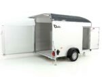 Debon Kofferanhänger C400 164x315cm H:200cm 1,3t|Alu, Polybug|Tür|grau-Neu