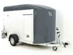 Debon Kofferanhänger C400 164x315cm H:200cm 1,3t|Alu, Polybug|Tür|grau-Neu – Bild 3