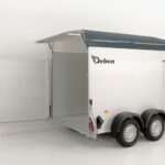 Debon Kofferanhänger C500 164x300cm H:200cm 2,6t|Alu|Polybug|Tür|grau-Neu