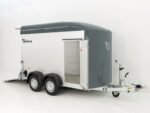 Debon Kofferanhänger C500 164x300cm H:200cm 2,6t|Alu|Polybug|Tür|grau-Neu – Bild 4