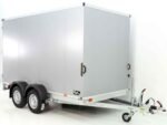 Vezeko Kofferanhänger 204x405cm Höhe:205cm 2,7t|silber-Neu