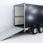 Vezeko Kofferanhänger 184x305cm Höhe:205cm 2,7t|Rampe|schwarz-Neu