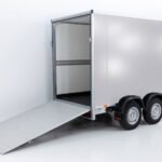Vezeko Kofferanhänger 152x305cm Höhe:193cm 2,7t|Rampe|silber-Neu