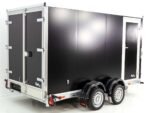 Vezeko Koffer-Absenkanhänger 157x344cm Höhe:190cm 2,7t|Tür|E-Pumpe|schwarz-Neu – Bild 6