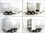 Vezeko Kofferanhänger 204x405cm Höhe:205cm 2,7t | Tür | silber-Neu – Bild 8