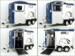 Cheval Liberte Pferdeanhänger Touring Country| Pullman-Fahrwerk| Frontausstieg| blau-Neu – Bild 8
