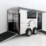Cheval Liberte Pferdeanhänger Maxi 3|3Pferde||Pullmann 2 Fahrwerk|grau-Neu