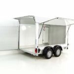 Debon Kofferanhänger C500 Sandwich 164x300cm H:200cm 2,0t|Alu|Polybug|Tür|weiß-Neu