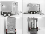 Ifor Williams Pferdeanhänger HB403|1,5er|silber-Neu – Bild 11