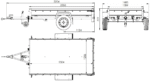 Anhänger Pkw 230×125 Garden Trailer 230 KIPP Unitrailer 750 kg mit Stützrad, Hochplane und Hochspriegel-Neu – Bild 2