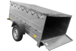 Anhänger kippbar Garden Trailer 201 KIPP mit zusätzlichen Bordwänden, Stützrad und Flachplane-Neu – Bild 6