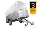 Kfz Anhänger mit Plane GARDEN TRAILER 264 KIPP [mit Stützrad, zusätzlichen Bordwänden, Hochplane und Hochspriegel]-Neu – Bild 2