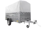 Kfz Anhänger mit Plane GARDEN TRAILER 264 KIPP [mit Stützrad, zusätzlichen Bordwänden, Hochplane und Hochspriegel]-Neu – Bild 3