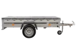 Kipper Pkw Anhänger Garden Trailer 230 KIPP [230 cm x 125 cm] mit Flachplane, Stützrad und Planenträger-Neu – Bild 5