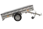 Kipper Pkw Anhänger Garden Trailer 230 KIPP [230 cm x 125 cm] mit Flachplane, Stützrad und Planenträger-Neu – Bild 7