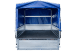 Langer PKW-Anhänger Garden Trailer 264 KIPP mit Hochplane, Spriegel und Stützrad-Neu – Bild 4