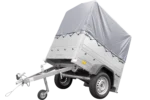 Neuanhänger Kipper ungebremst Garden Trailer 150 KIPP mit zusätzlichen Bordwänden, Stützrad, Hochplane und Hochspriegel-Neu