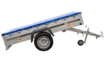 Pkw-Kippanhänger Garden Trailer 230 KIPP [230 cm x 125 cm] mit Flachplane, Stützrad und Planenträger-Neu – Bild 4