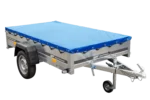 Pkw-Kippanhänger Garden Trailer 230 KIPP [230 cm x 125 cm] mit Flachplane, Stützrad und Planenträger-Neu – Bild 7