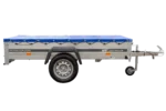 Pkw-Kippanhänger Garden Trailer 230 KIPP [230 cm x 125 cm] mit Flachplane, Stützrad und Planenträger-Neu – Bild 6