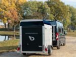 Debon Kofferanhänger C300 148x295cm H:190cm 1,3t|Alu|Polybug|Tür|schwarz-Neu – Bild 4